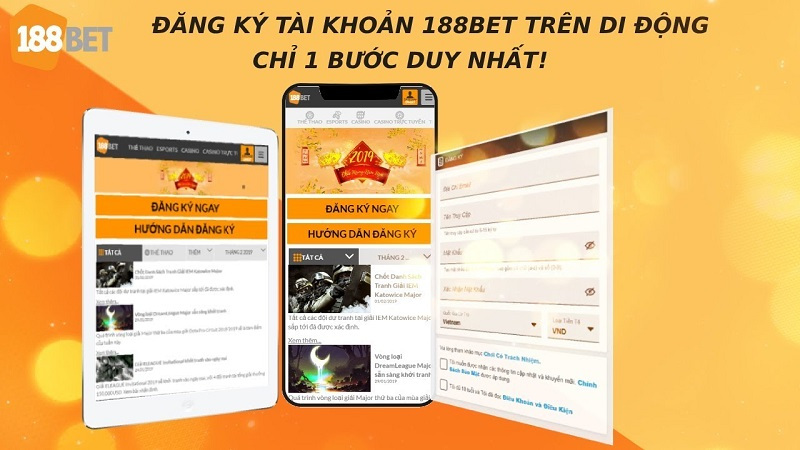 Hướng dẫn đăng ký 188bet nhanh chóng và an toàn - Chinh phục thế giới cá cược trực tuyến