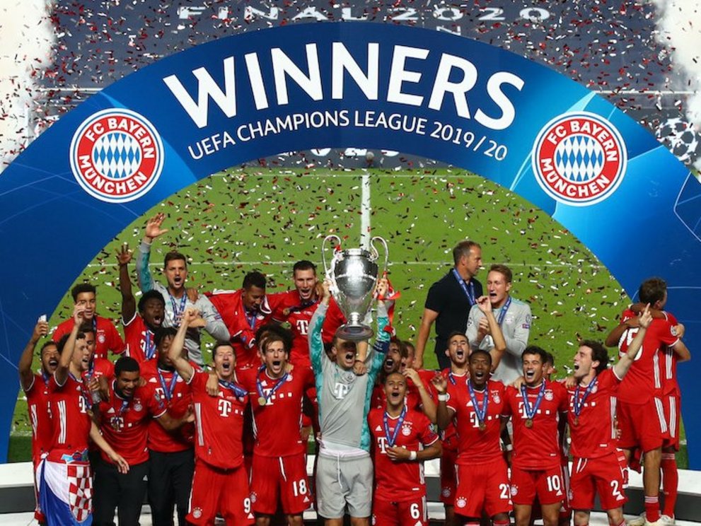Bayern Munich - BXH Champions League 2019/2020